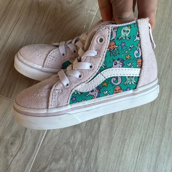 Vans Sea Party Sk8-Hi Zip NWOT 6.5 - Picture 1 of 5